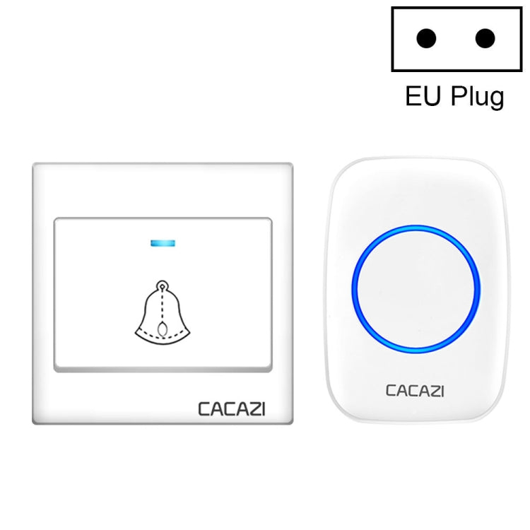 CACAZI H10 1 For 1 Wireless Smart Doorbell without Battery CACAZI H10 1 For 1 Wireless Smart Doorbell without Battery